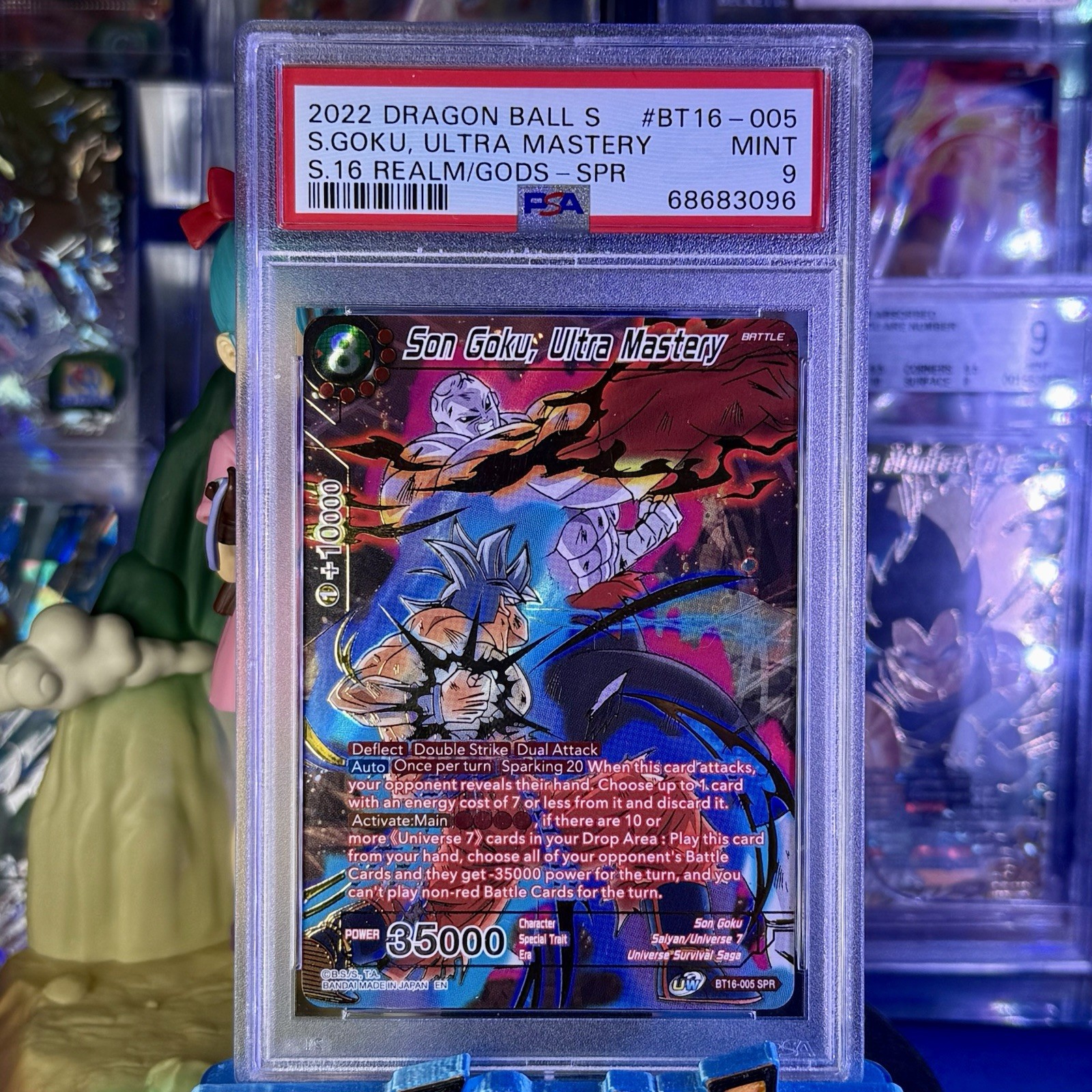 Dragon Ball Super Realm of Gods - Son Goku, Ultra Mastery SPR BT16-005 PSA 9