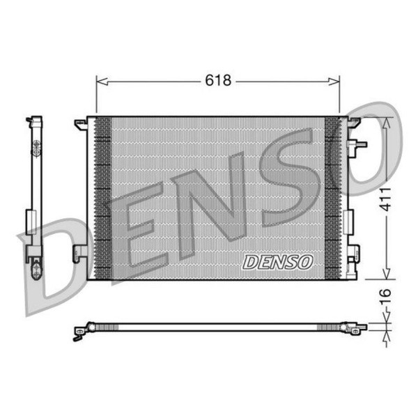Denso Kondensator Klimaanlage FüR Opel Vectra C Caravan Fiat Croma 194-image