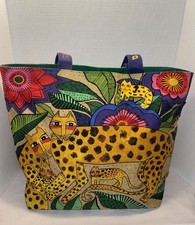 Laurel Burch Folklorica Leopards Cheetah Big ...