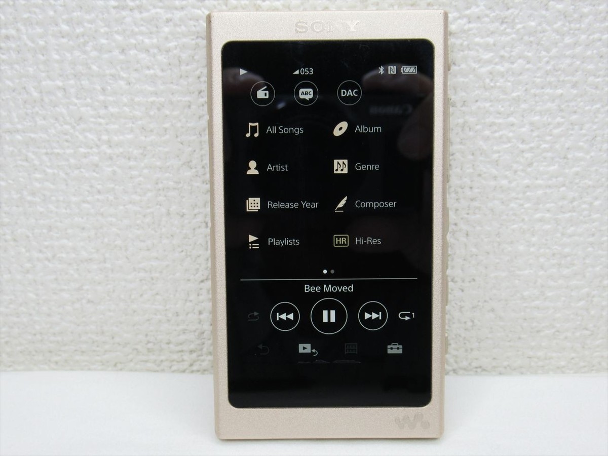 Sony NW-A46 pale gold Walkman 32GB Audio Player Hi-Res English