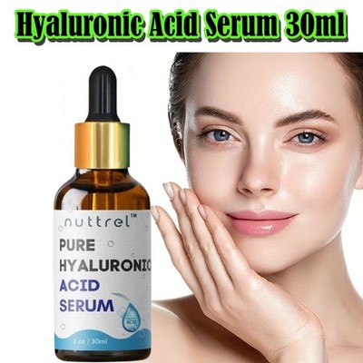 Hyaluronic Acid Anti-aging Serum for Face - 100% Pure Medical Formula - 1oz