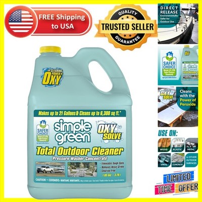 Non-Toxic Oxy Solve Total Outdoor Cleaner - 1 Gal, Cleans Multiple Surfaces