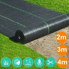 Weed Control Fabric Membrane 1m 2m 3m 4m Wide Up To 50m Long Heavy Duty 100GSM