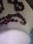 Vintage Genuine Garnet Cluster Necklaces/Matching Bracelet, Beautiful Estate — photo 3