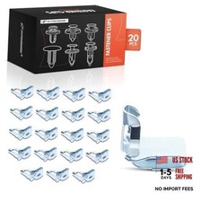 PCS Metal Door Interior Trim Panel Clips Retainer Compatible with Volkswagen 20