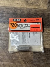 Du-bro Tool For Forming Guy Wires Kwik Twist No. 301 Nos