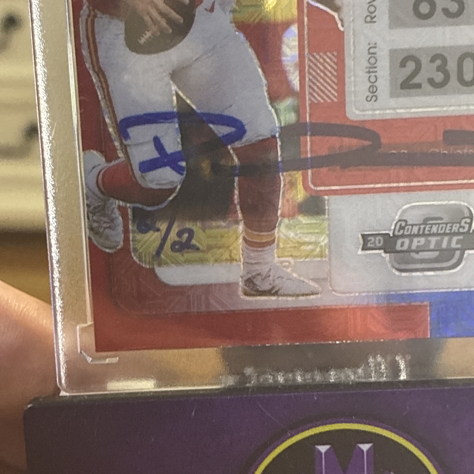 2025 Mahomes Authentically Patrick Mahomes ll Recollection Buyback Auto 2/2 view 7