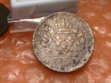 Original 1767 USA Colonies Françaises Sol Rare NON Contretimbré #1