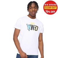 Kings Will Dream Ransom Herren Designer Grafik T-Shirt Weiß L