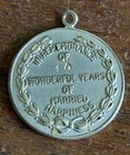 Vtg. In Remembrance Of 10 Wonderful Years  Of Married Happiness Sterling Charm — photo 3