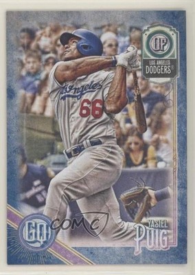 2018 Topps Gypsy Queen Indigo 85/250 Yasiel Puig #156 05hs