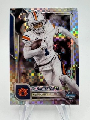 2025 Bowman Chrome University Xfractor ERIC SINGLETON JR. No. 186!