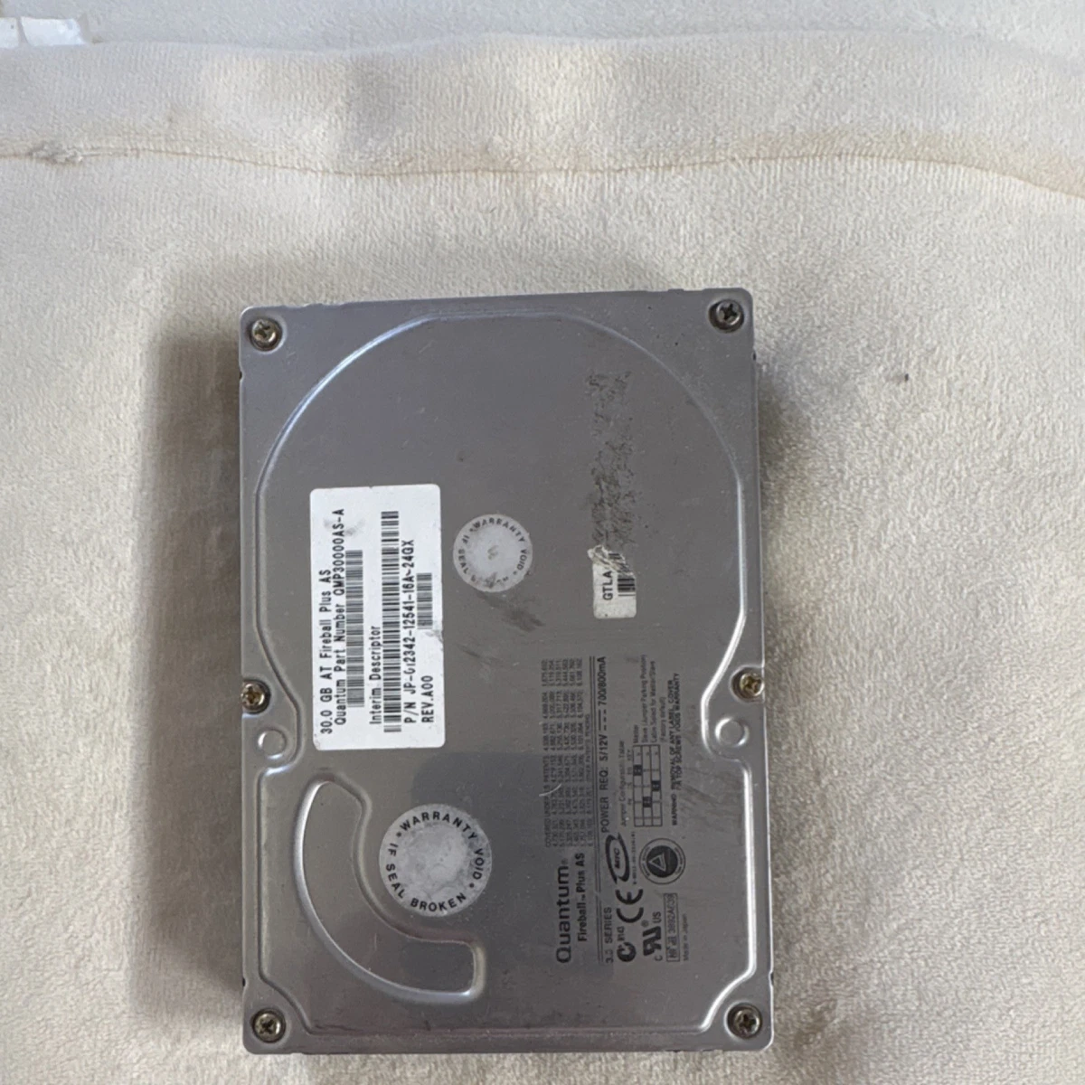 Quantum Internal Hard Disk Drives 30 GB Storage Capacity for sale