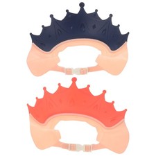 2 Pcs Kids Adjustable Baby Shower Cap Hair Wash Shield For Bath Accessories