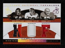 2007 Playoff National Treasures HOF Prime 22/25 Mike Singletary Ronnie Lott 0c3