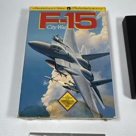 F-15 City War (Nintendo NES) Completo En Caja con Manual Juego Vintage