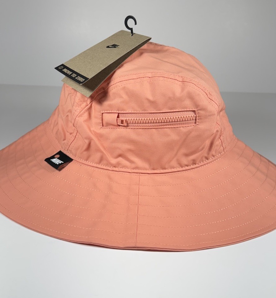 NIKE Apex Wide Brim Bucket Hat Orange Apricot Men display picture 1