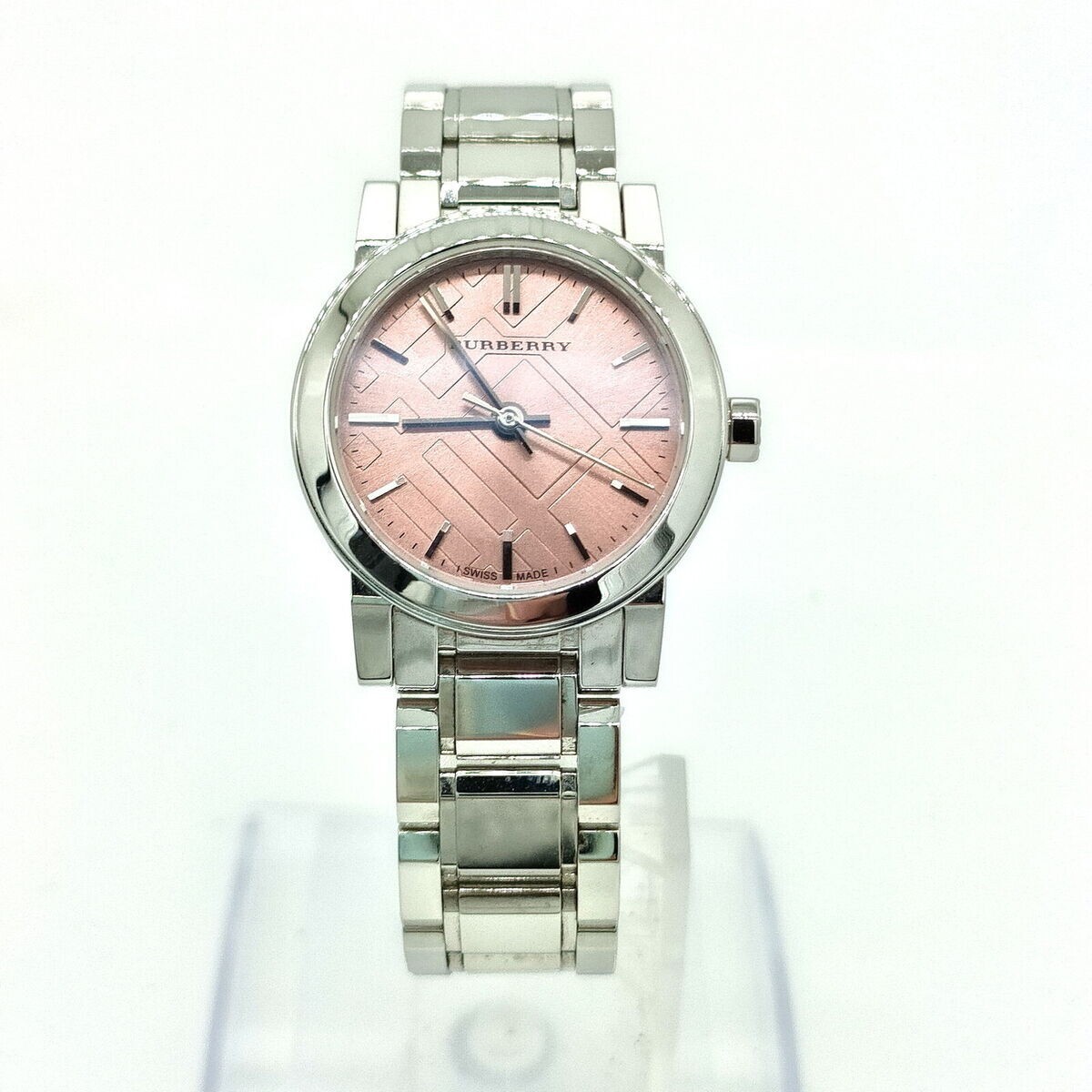 Burberry The City BU9231 Ladies Pink Dial Watch | eBay UK