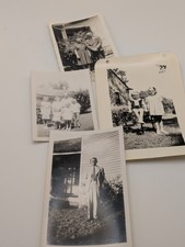 Lot of Vintage Found Photographs Early 1940s WWII Era Family Portraits Labeled