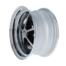 Scott Drake Magnum 500 Wheel 14x7 Chrome Satin Black Mustang 65-73 Scott Drake Magnum 500 Wheel 14x7 Chrome Satin Black Mustang 65-73