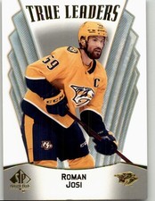 2021-22 SP Authentic Roman Josi True Leaders #TL-14 Nashville Predators