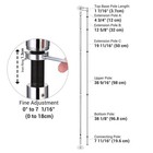 Yescom Static Spinning Dancing Pole Kit 11FT for Party Club Exercise,Silver — photo 4