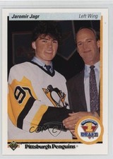 1990-91 Upper Deck First Round Draft Pick Jaromir Jagr #356 12zi