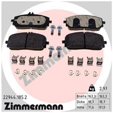 Satz Bremsbeläge Bremsklötze vorne für Mercedes B-Klasse W247 CLA C118 | 2420