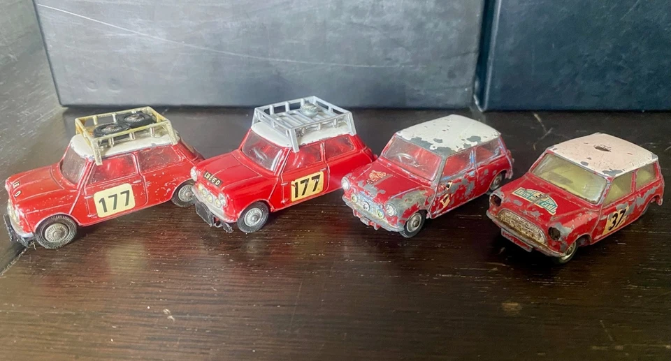 CORGI TOYS MINI COOPER RALLY 4 MODELLI RARI DA RESTAURO 1:43 - Immagine 2 di 4
