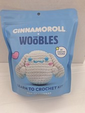 The Woobles Cinnamoroll Sanrio Hello Kitty & Friends Crochet Kit & Hook NEW NIP