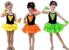 Lot of 7 My Kind Of Girl 1 YE 2 OG 4 GN Adult Small Dance Costume Ballet Tutu