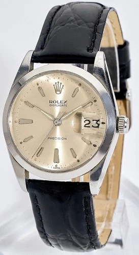 Rolex Oysterdate Precision ‘1966’ Rare Ref 6694 Gents 34.5mm Vintage Watch