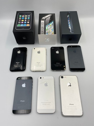 Apple iPhone Smart Mobile Phones Mixed Model Spares Repairs x7 Job Lot Bundle - Photo 2 sur 13