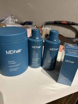 Md Hair Regrowth Shampoo Supplements & Serum Premium Regrowth Kit