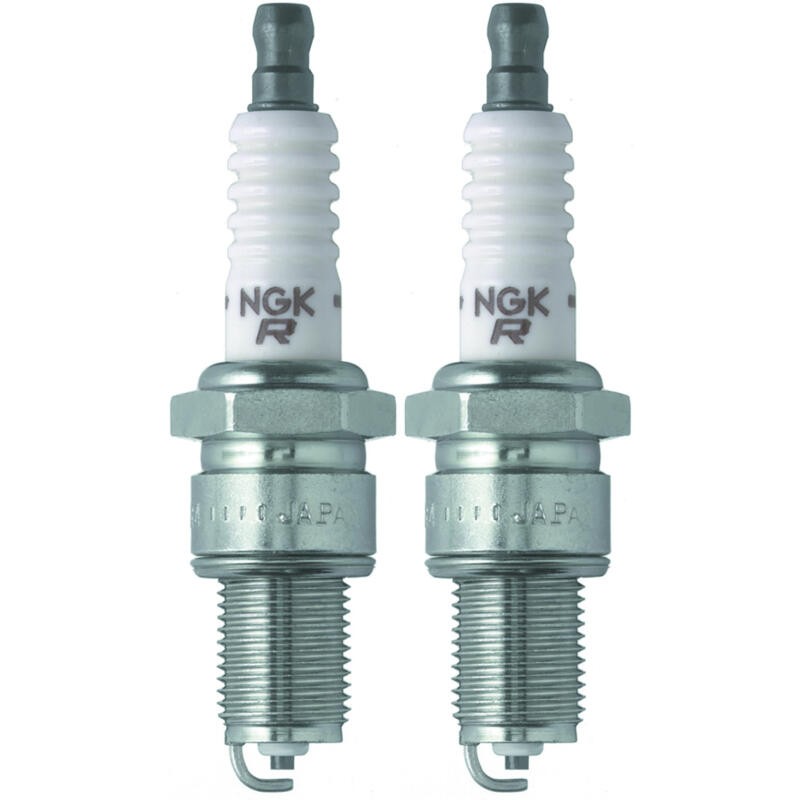 NGK Spark Plug 20152-PACK Standard BPR2ES SOLID 14mm .750 Flat