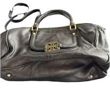 Beautiful Tory Burch Black Leather Amanda Tote/Crossbody/Shoulder Bag 
