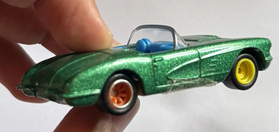Match box 2025 Prototype Barbie Skin 1958 Chevrolet Corvette-RR Blueskin Unsp - Image 3 of 4