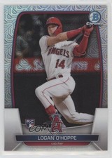 2023 Bowman Mega Box Chrome Mojo Refractor Logan O'Hoppe #39 12g7