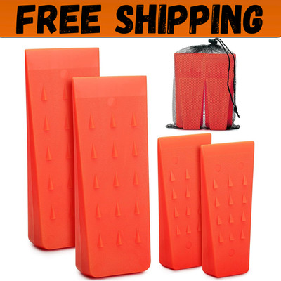 4 pack Tree Felling Wedges chainsaw wedges 5.5+8 tree cutting equipment