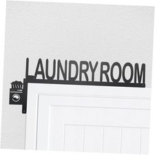 Laundry Room Sign - 14x5.7x0.04 Inches, Durable and Versatile Laundry Room Left