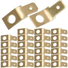 25 Pcs Quick Disconnect Connectors 1/4 Inch Male Tab Non Insulated Solderless