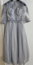 Chi Chi Sloan Dress UK10 Grey Colour