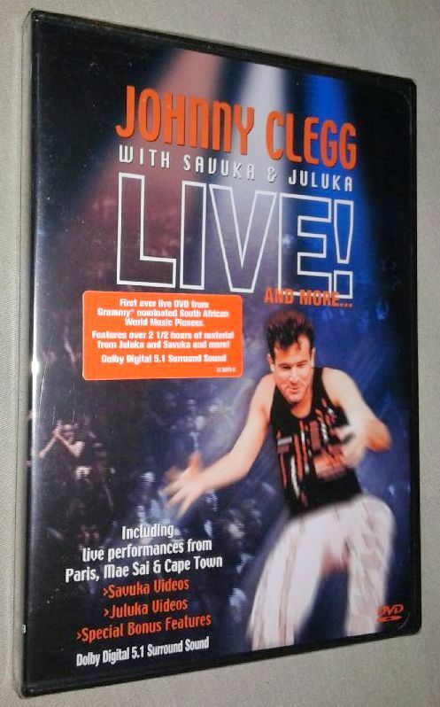 JOHNNY CLEGG WITH SAVUKA & JULUKA–LIVE! AND MORE-DVD FACTORY