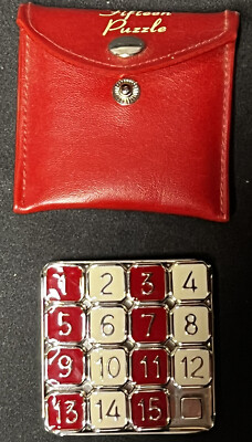 Think Fun Inc. Fifteen Puzzle with Case 