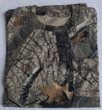 Vtg Men's XL Real Tree Hardwoods Camo Hunting Long Sleeve Pocket T-Shirt Style