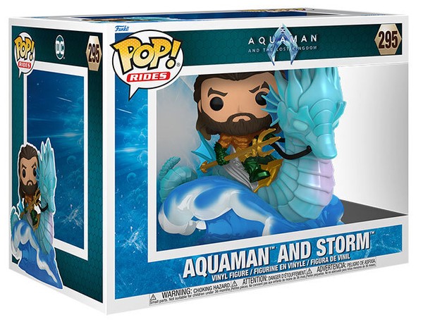 Aquaman And The Verloren Kingdom On Storm Pop Rides #295 Vinyl Figure Funko-image