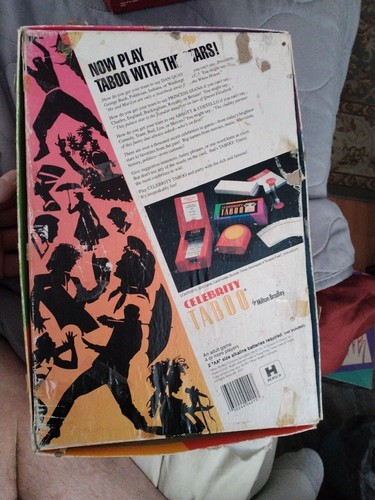 Vintage 1991 Celebrity Taboo Milton Bradley The Game Of Unspeakable Fun! - Picture 5 of 7