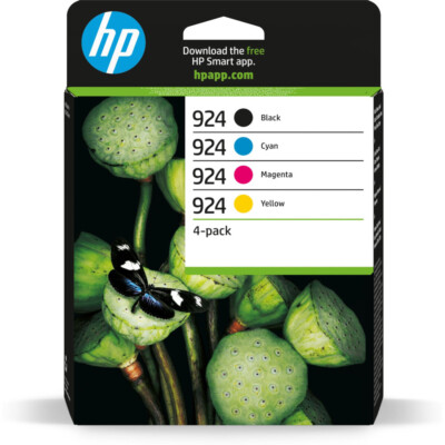 HP 924 Multipack Original Druckerpatrone Schwarz/Cyan/Magenta/Gelb