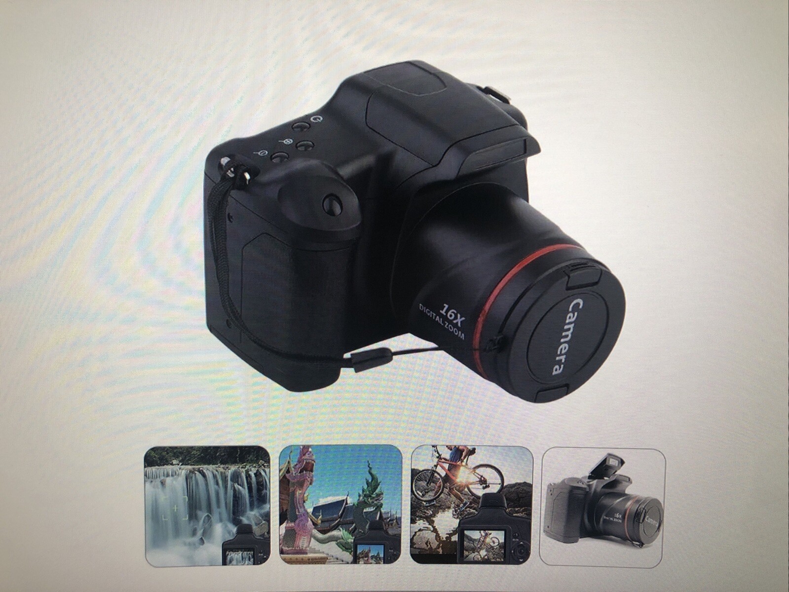 Digital Camera for Photography 16mp FHD video Camera with Wifi, 3 inch screen-image