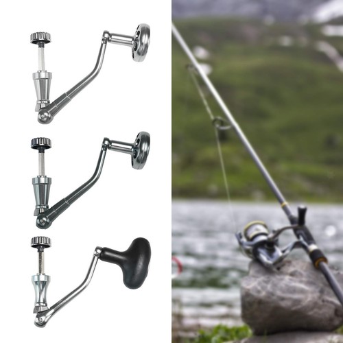 Poignée de moulinet de pêche en métal/Eva Power Handle Knob Grip Pièce de montage de rechange pour moulinet de pêche Baitcasting Grip